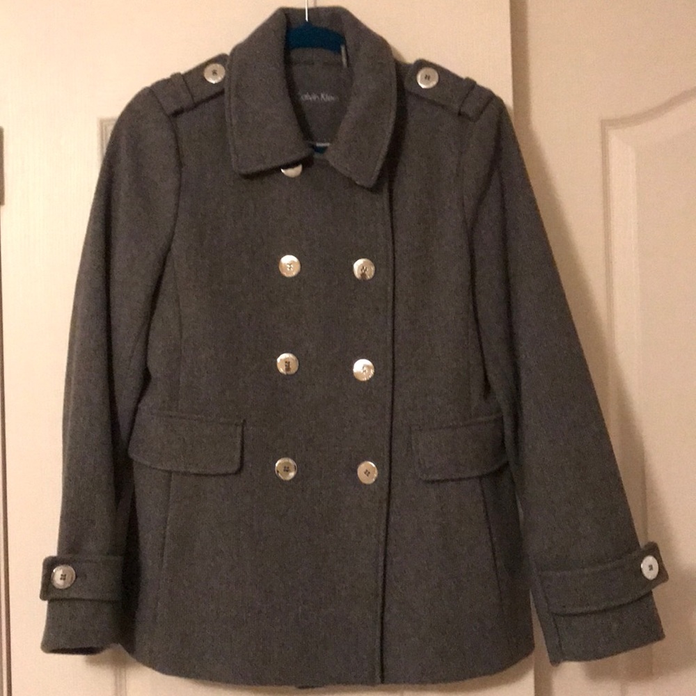 Calvin Klein size 6 pea coat